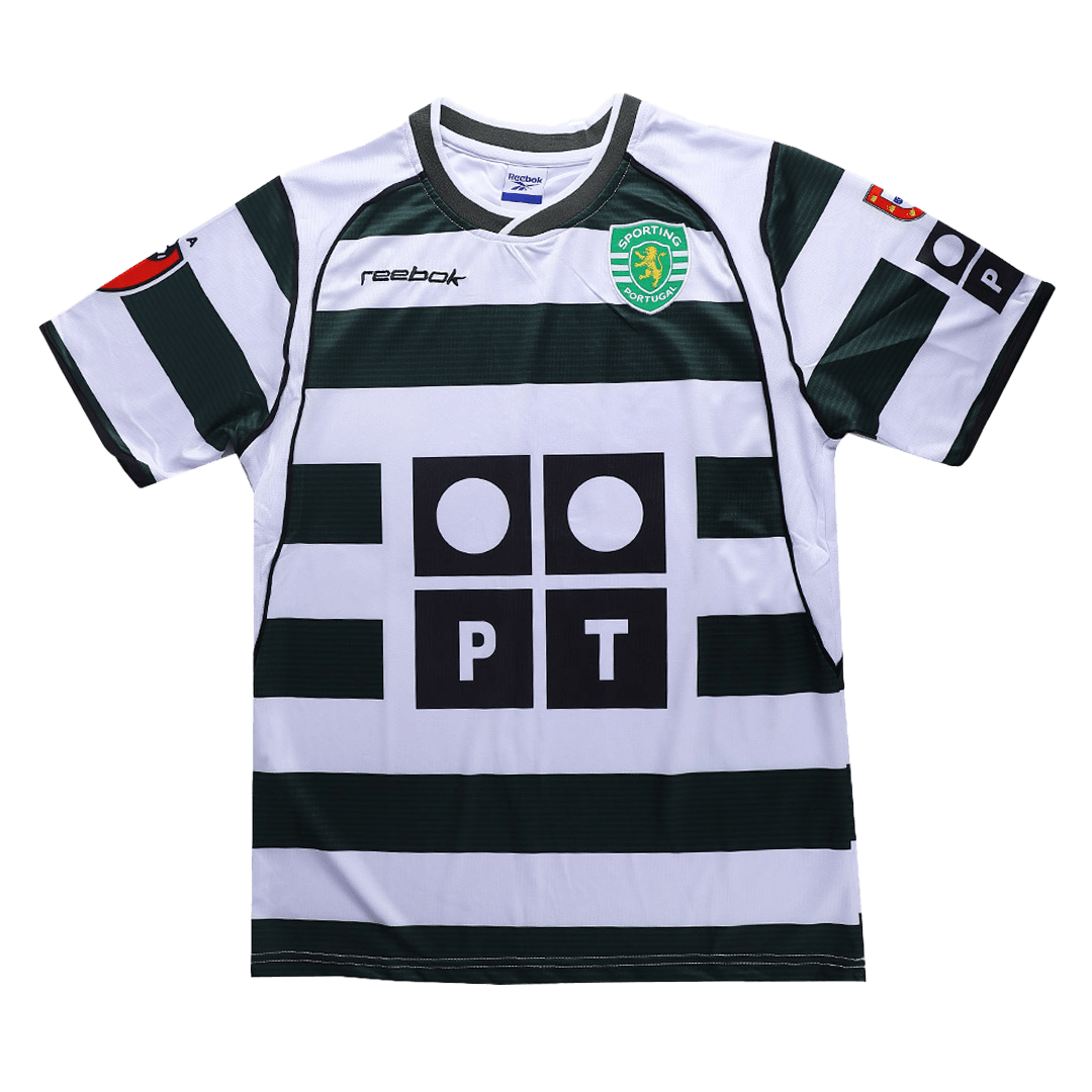 Retro 2001/3 Sporting CP Home Soccer Jersey - Pro Jersey Shop