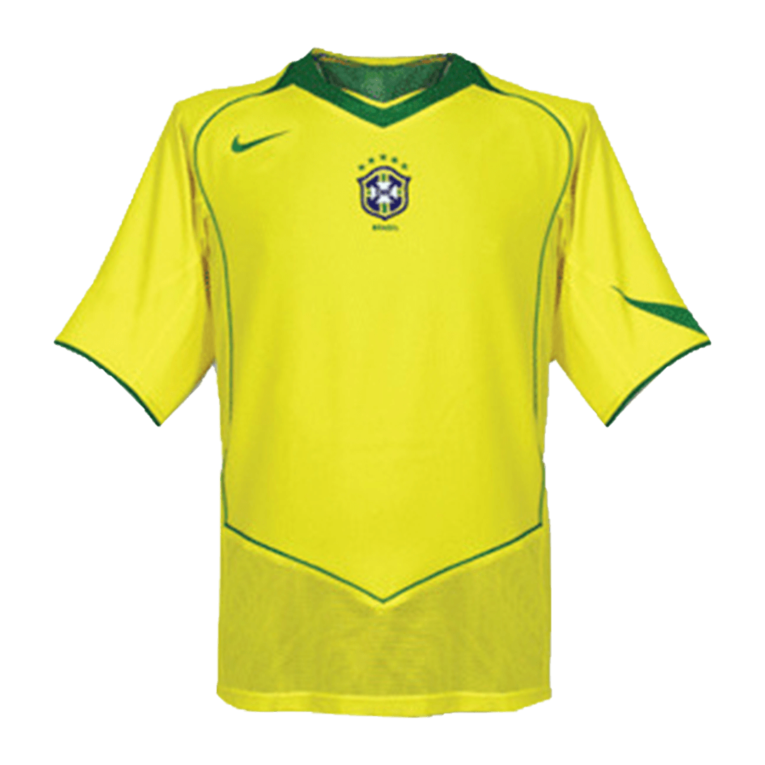 Retro 2004 Brazil Home Soccer Jersey - Pro Jersey Shop