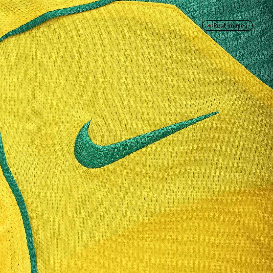 Retro 2004 Brazil Home Soccer Jersey - Pro Jersey Shop