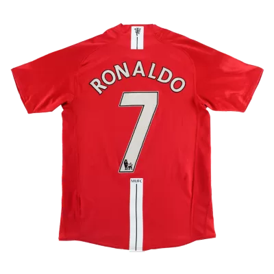 Men's Retro 2007/08 RONALDO #7 Manchester United Home Soccer Jersey Shirt - Pro Jersey Shop