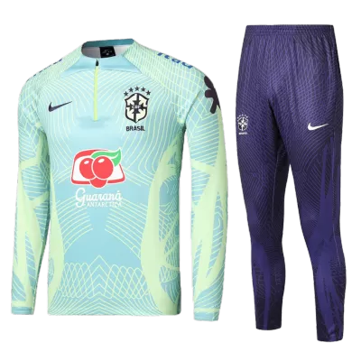 Kids Brazil Zipper
Tracksuit Sweat Shirt Kit(Top+Pants) 2022 - Pro Jersey Shop