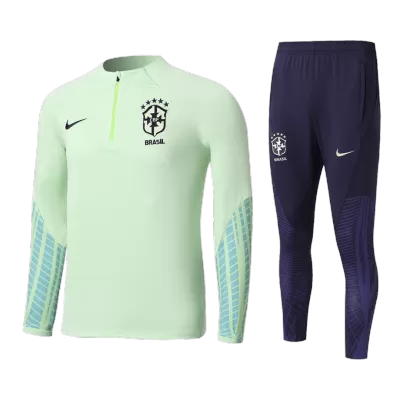 Kids Brazil Zipper
Tracksuit Sweat Shirt Kit(Top+Pants) 2022 - Pro Jersey Shop