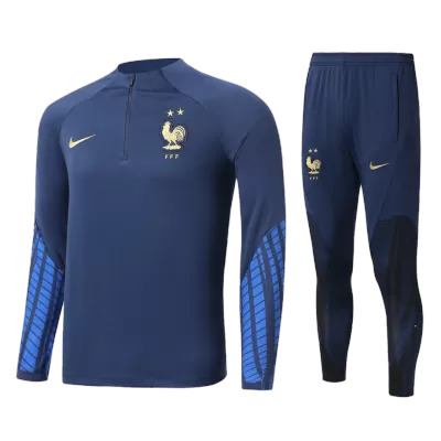 Men's France Zipper Tracksuit Sweat Shirt Kit (Top+Trousers) 2022 - Pro Jersey Shop