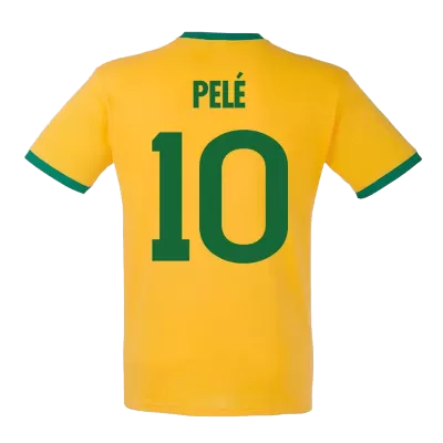 Men's Retro 1970 PELÉ #10 Brazil Home Soccer Jersey Shirt - Pro Jersey Shop