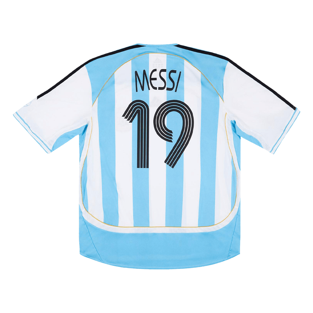 Retro 2006 World Cup MESSI #19 Argentina Home Soccer Jersey - Pro Jersey Shop