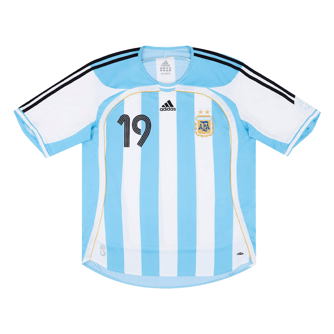 Retro 2006 World Cup MESSI #19 Argentina Home Soccer Jersey - Pro Jersey Shop