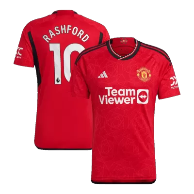 Men's RASHFORD #10 Manchester United Home Soccer Jersey Shirt 2023/24 - Fan Version - Pro Jersey Shop