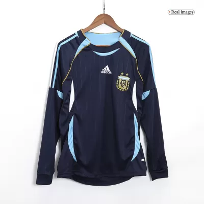 Men's Retro 2006 Argentina Away Long Sleeves Soccer Jersey Shirt - Fan Version - Pro Jersey Shop