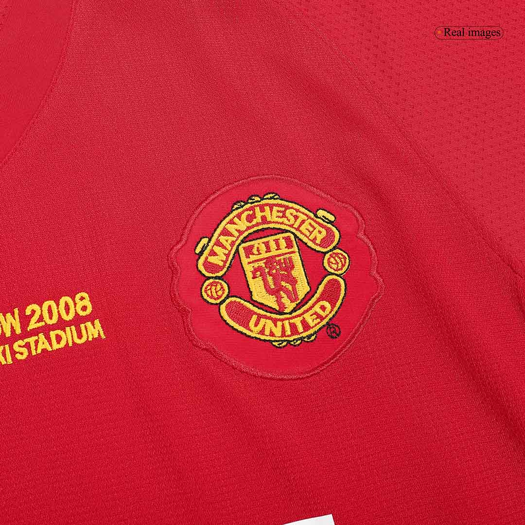 Retro 2007/08 Champion Manchester United Champion League Home Soccer Jersey - Pro Jersey Shop