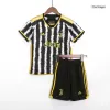 Kids Juventus Home Soccer Jersey Kit (Jersey+Shorts) 2023/24 - Pro Jersey Shop