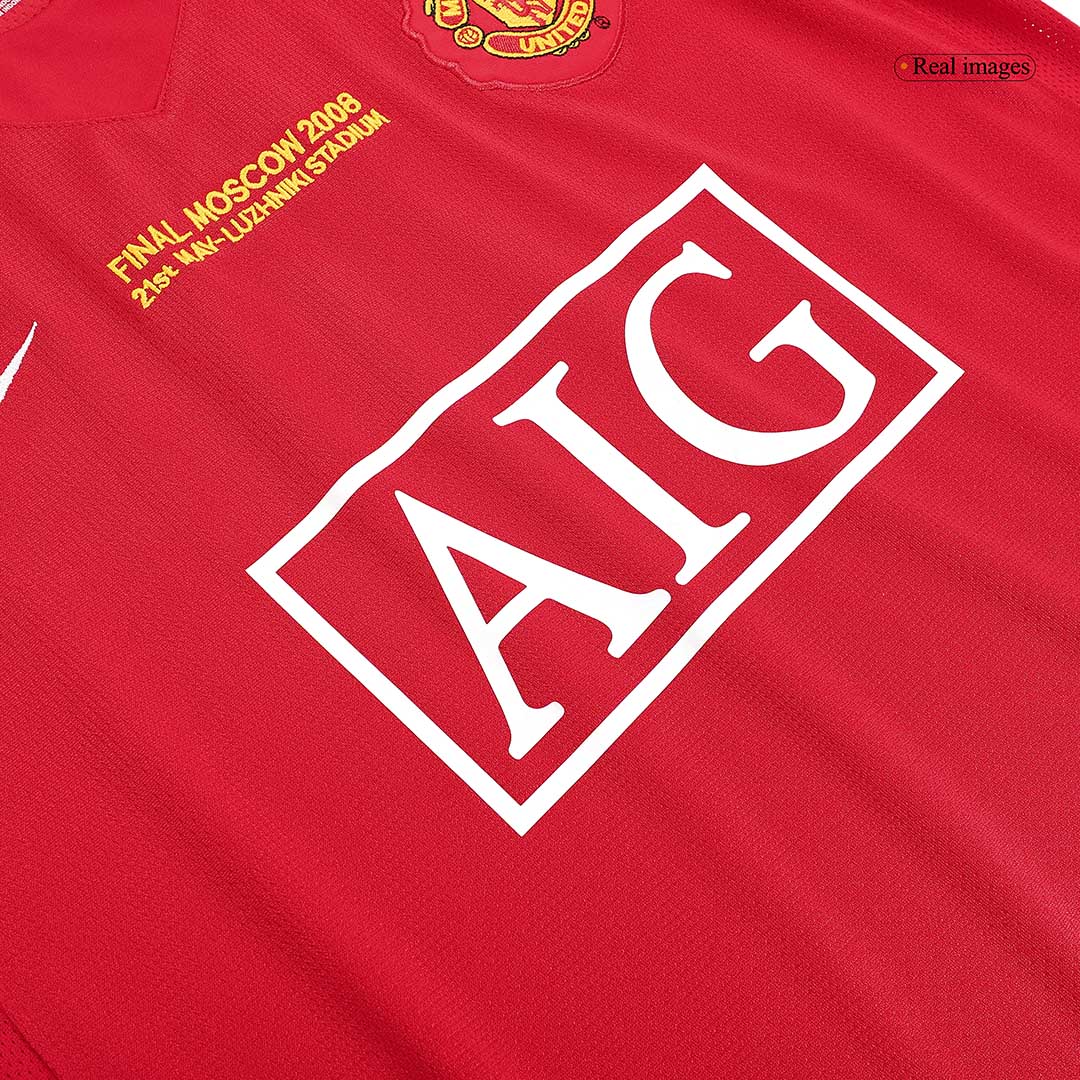 Retro 2007/08 Champion Manchester United Champion League Home Soccer Jersey - Pro Jersey Shop