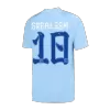 Men's GREALISH #10 Manchester City Japanese Tour Printing Home Soccer Jersey Shirt 2023/24 - Fan Version - Pro Jersey Shop