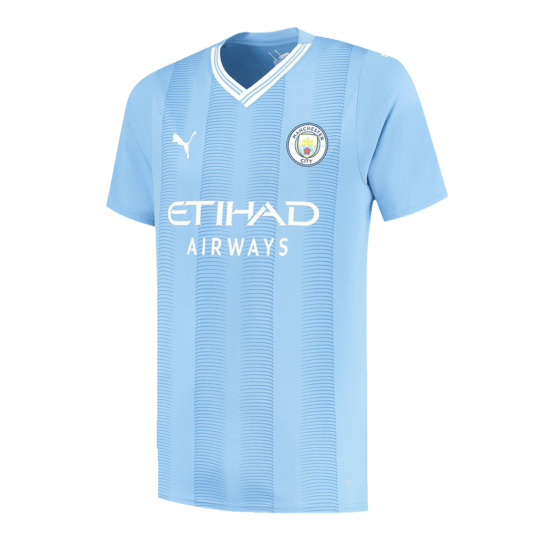 Manchester City DE BRUYNE #17 Home Soccer Fan Jersey 2023/24 - Pro Jersey Shop