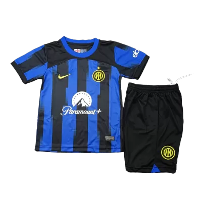 Kids Inter Milan Home Soccer Jersey Kit (Jersey+Shorts) 2023/24 - Pro Jersey Shop