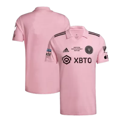 Men's Inter Miami CF Leagues Cup Final Home Soccer Jersey Shirt 2023 - Fan Version - Pro Jersey Shop