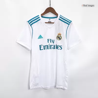 Men's Retro 2017/18 Real Madrid Home Soccer Jersey Shirt - Pro Jersey Shop