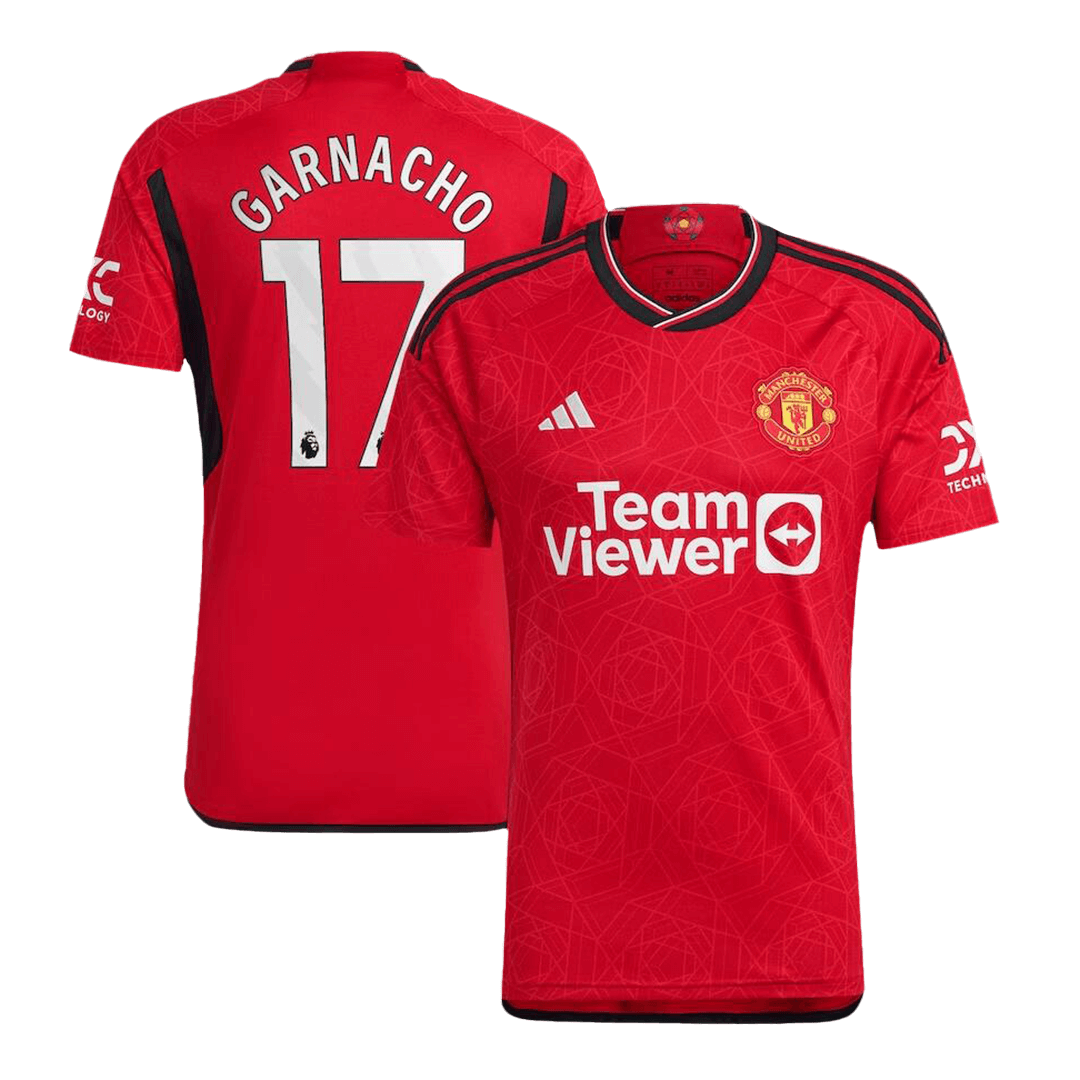 Manchester United GARNACHO #17 Home Soccer Fan Jersey 2023/24 - Pro Jersey Shop