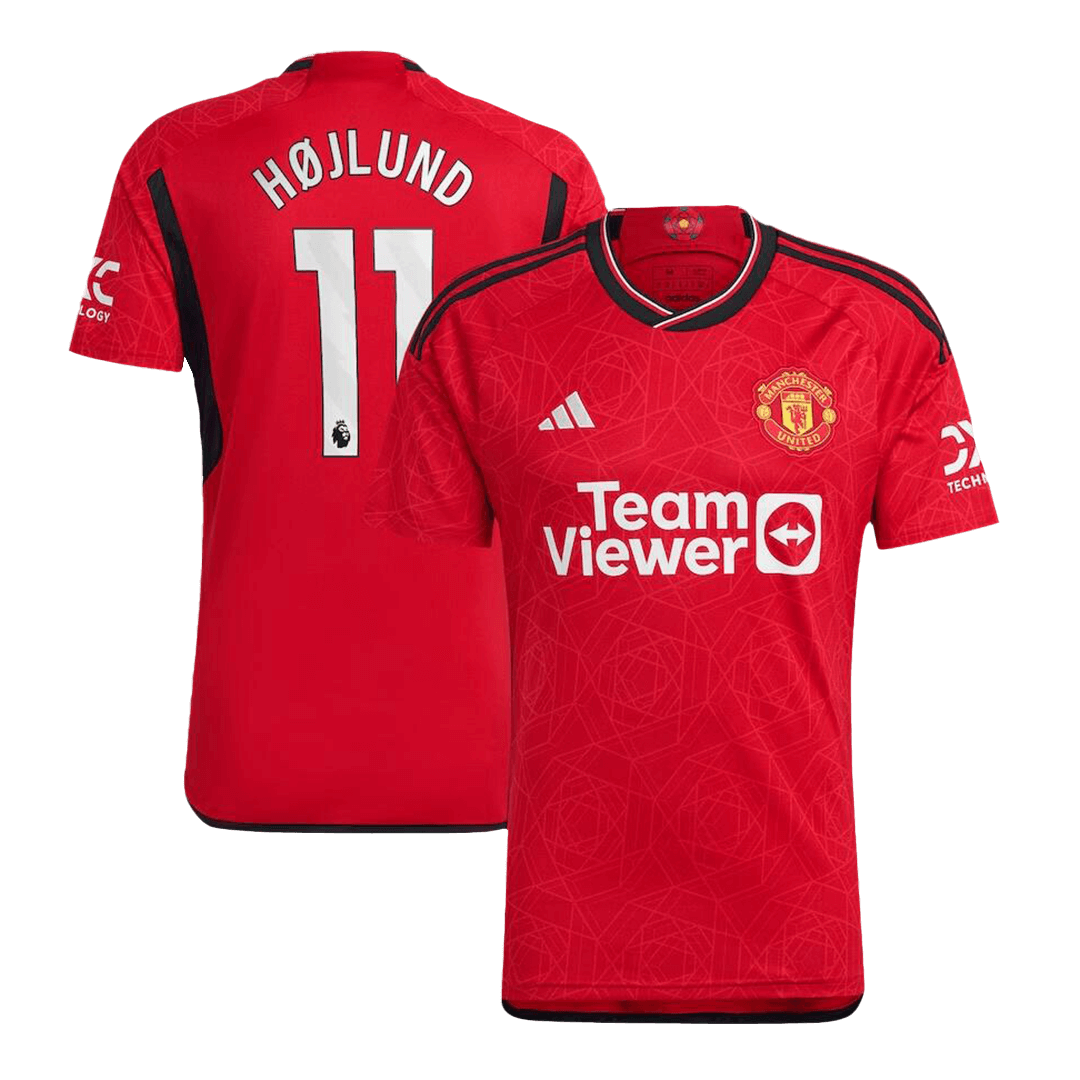 Manchester United HØJLUND #11 Home Soccer Fan Jersey 2023/24 - Pro Jersey Shop