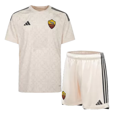 Kids Roma Away Soccer Jersey Kit (Jersey+Shorts) 2023/24 - Pro Jersey Shop