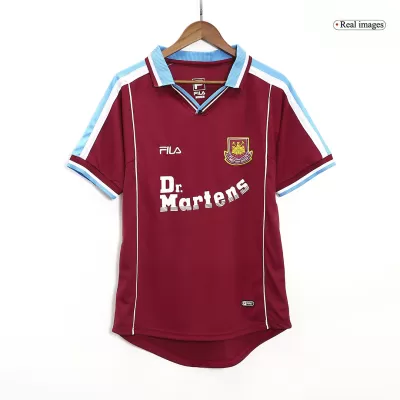 Men's Retro 1999/1 West Ham United Home Soccer Jersey Shirt - Pro Jersey Shop