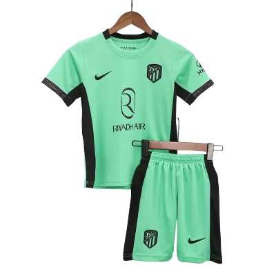 Kids Atletico Madrid Third Away Soccer Jersey Kit (Jersey+Shorts) 2023/24 - Pro Jersey Shop