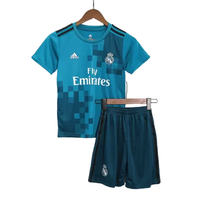 Kids Real Madrid Third Away Soccer Jersey Kit (Jersey+Shorts) 2017/18 - Pro Jersey Shop