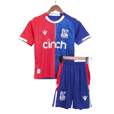 Kids Crystal Palace Home Soccer Jersey Kit (Jersey+Shorts) 2023/24 - Pro Jersey Shop