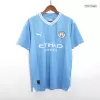 Men's CHAMPIONS #23 Manchester City Home Soccer Jersey Shirt 2023/24 - Fan Version - Pro Jersey Shop