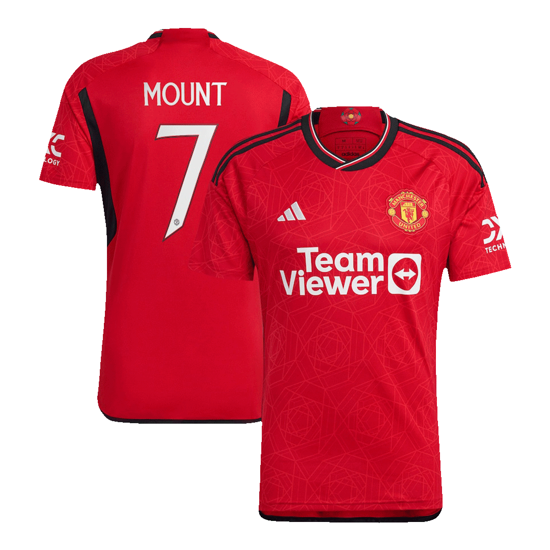 Manchester United MOUNT #7 Home Soccer Fan Jersey 2023/24 UCL - Pro Jersey Shop