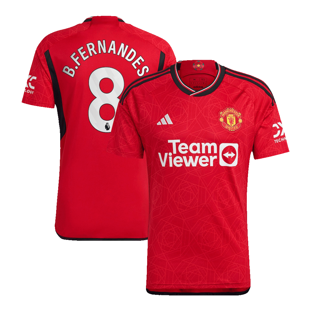 Manchester United B.FERNANDES #8 Home Soccer Fan Jersey 2023/24 - Pro Jersey Shop