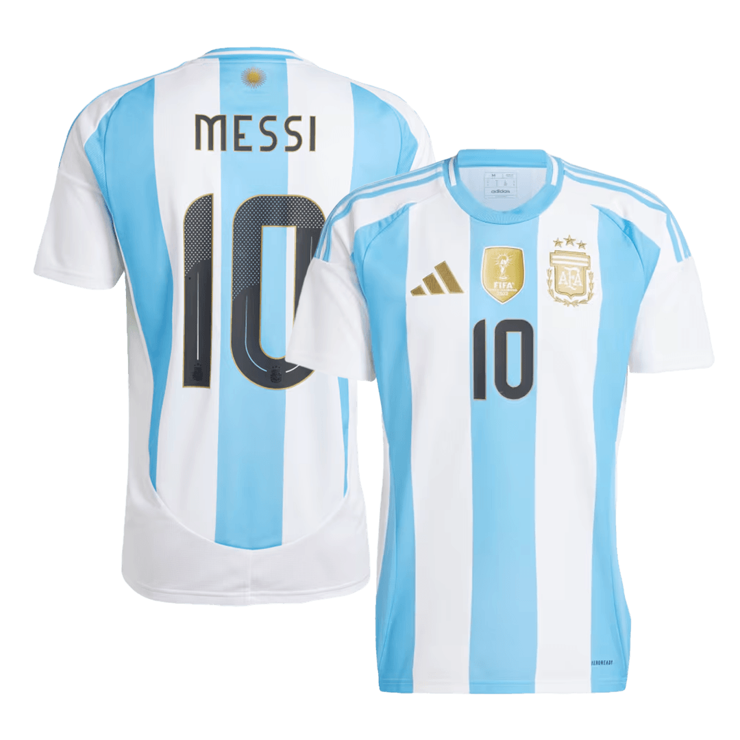 Premium Quality Men's MESSI #10 Argentina Home Soccer Jersey Shirt - Fan Version - Pro Jersey Shop