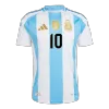 Men's Authentic MESSI #10 Argentina Home Soccer Jersey Shirt 2024 - Player Version - Pro Jersey Shop