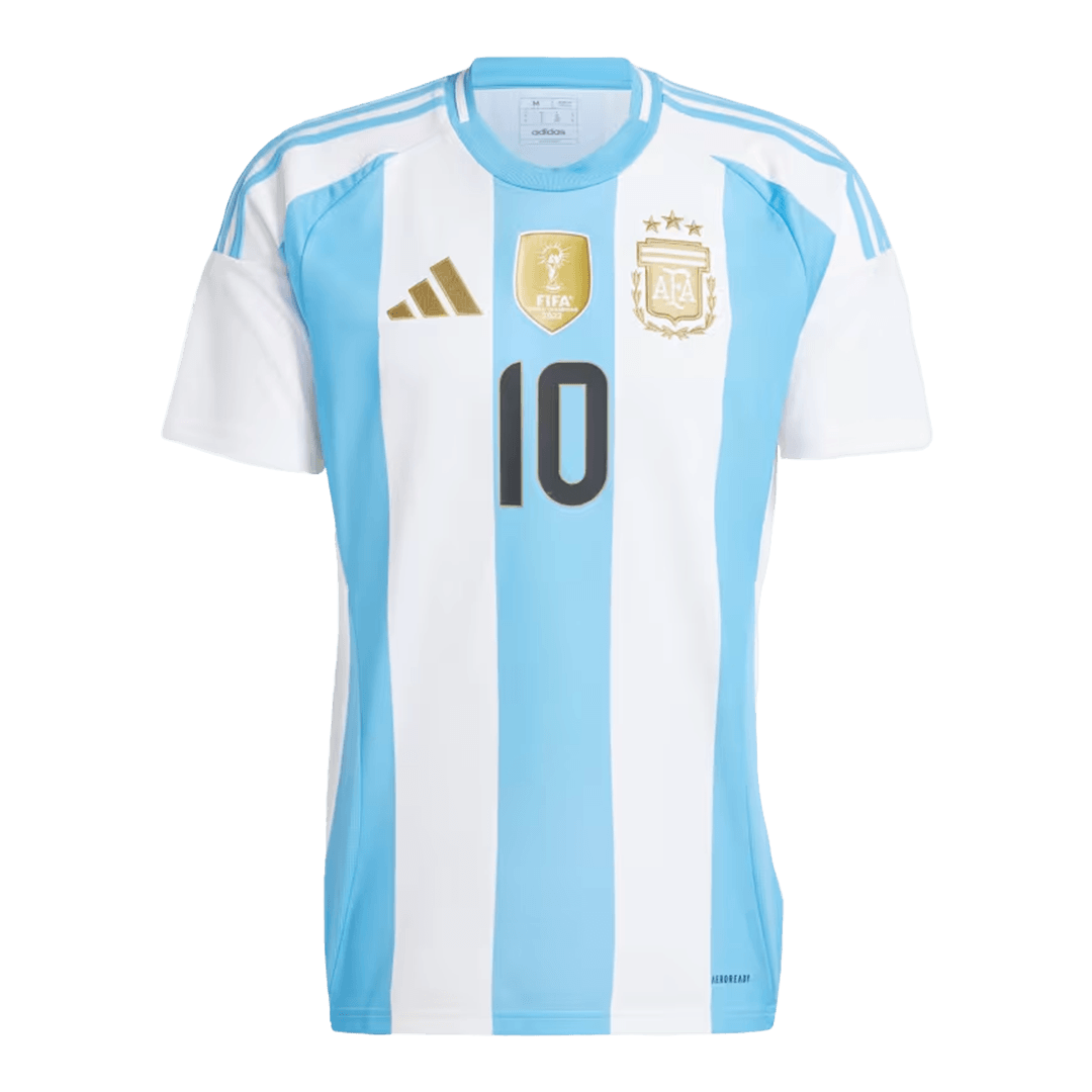 Premium Quality Men's MESSI #10 Argentina Home Soccer Jersey Shirt - Fan Version - Pro Jersey Shop