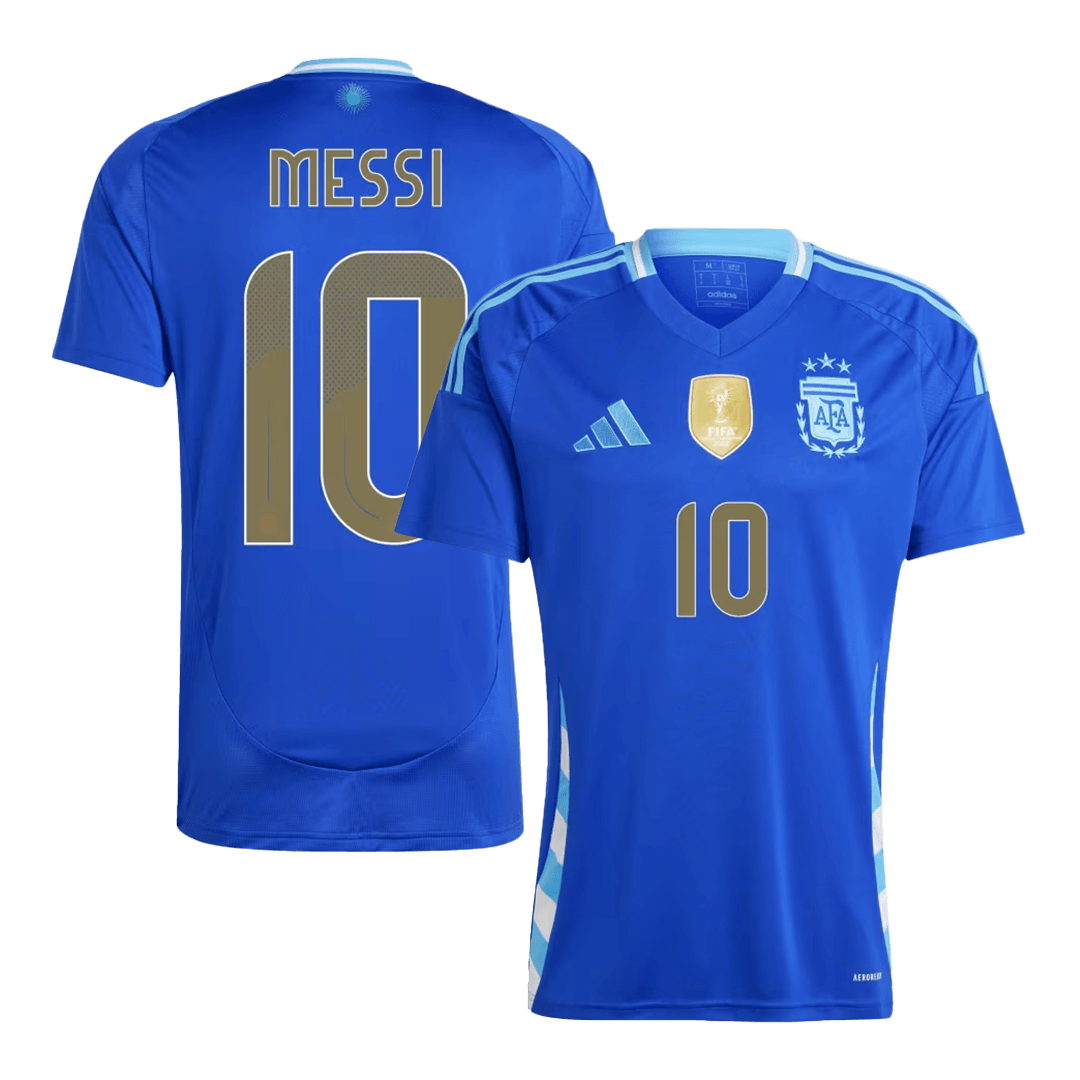 Premium Quality Men's MESSI #10 Argentina Away Soccer Jersey Shirt - Fan Version - Pro Jersey Shop