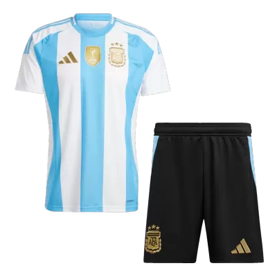 Premium Quality Men's Argentina Home Soccer Jersey Kit (Jersey+Shorts) 2024 - Pro Jersey Shop