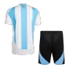 Premium Quality Men's Argentina Home Soccer Jersey Kit (Jersey+Shorts) 2024 - Pro Jersey Shop