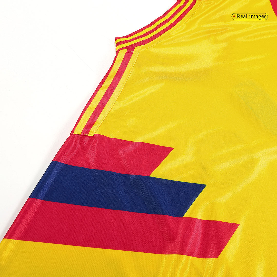 Retro 1990 Colombia Home Soccer Jersey - Pro Jersey Shop