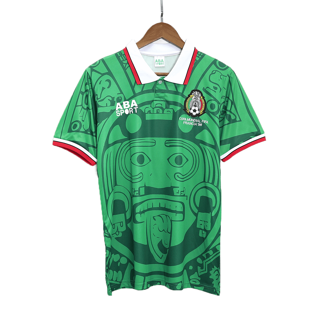 Retro 1998 Mexico Home Soccer Jersey - Pro Jersey Shop