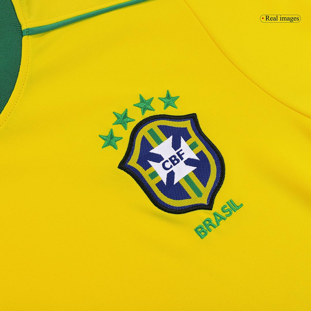 Retro 1998 World Cup RONALDO #9 Brazil Home Soccer Jersey - Pro Jersey Shop