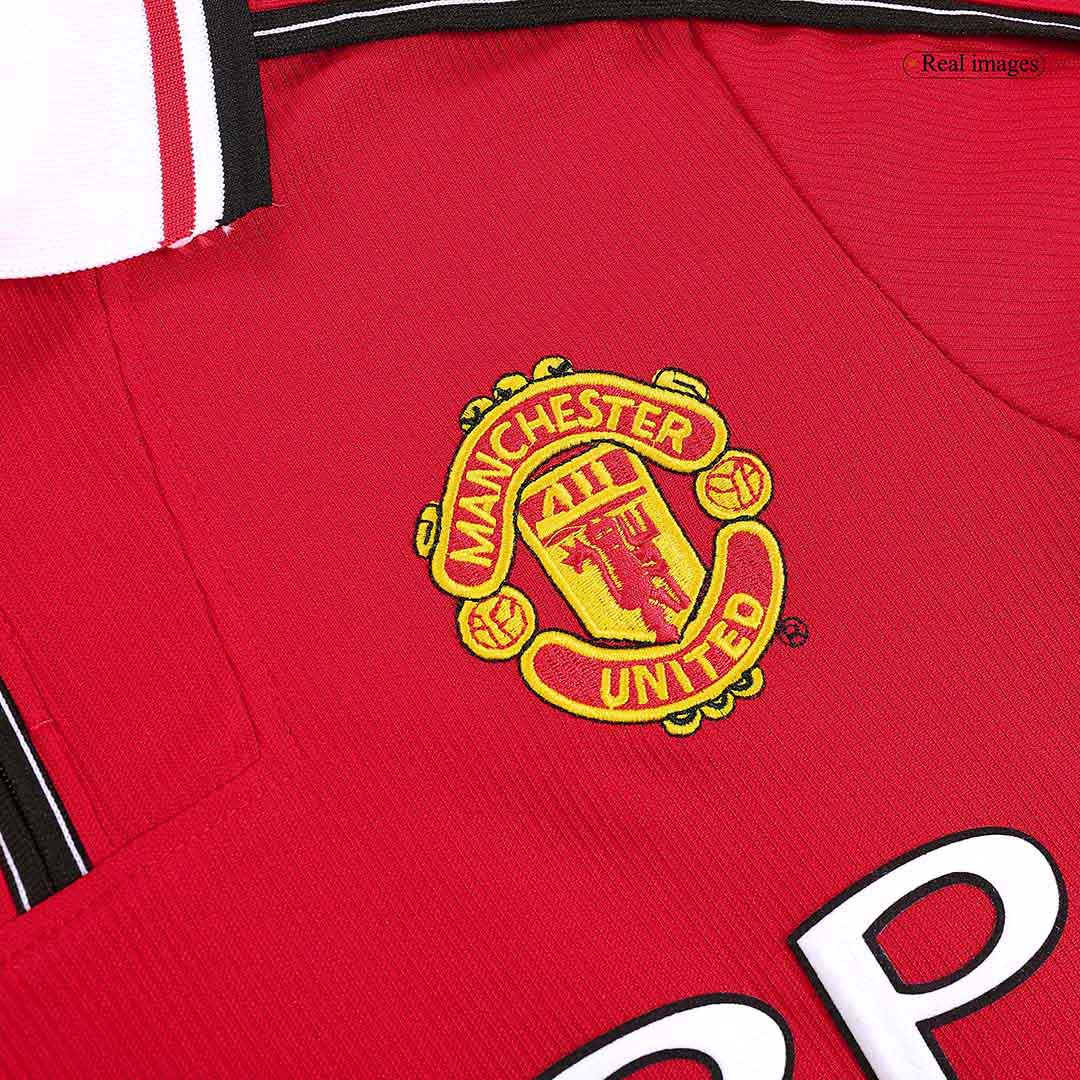 Retro 1998/99 Manchester United Home Long Sleeves Soccer Jersey - Pro Jersey Shop