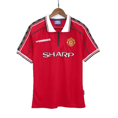 Men's Retro 98/00 Manchester United Home Soccer Jersey Shirt - Pro Jersey Shop