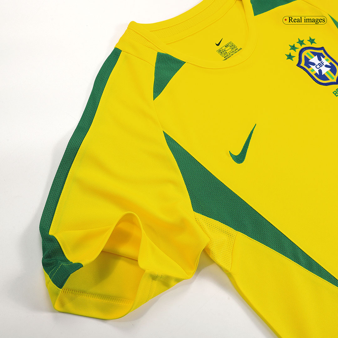 Retro 2002/03 RONALDINHO #11 Brazil Home Soccer Jersey - Pro Jersey Shop