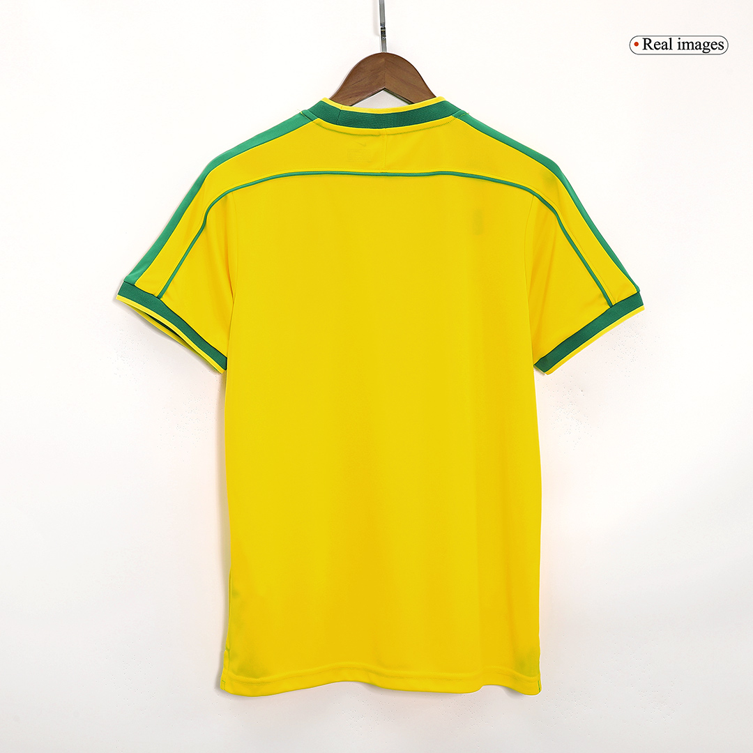 Retro 1998 Brazil Home Soccer Jersey - Pro Jersey Shop