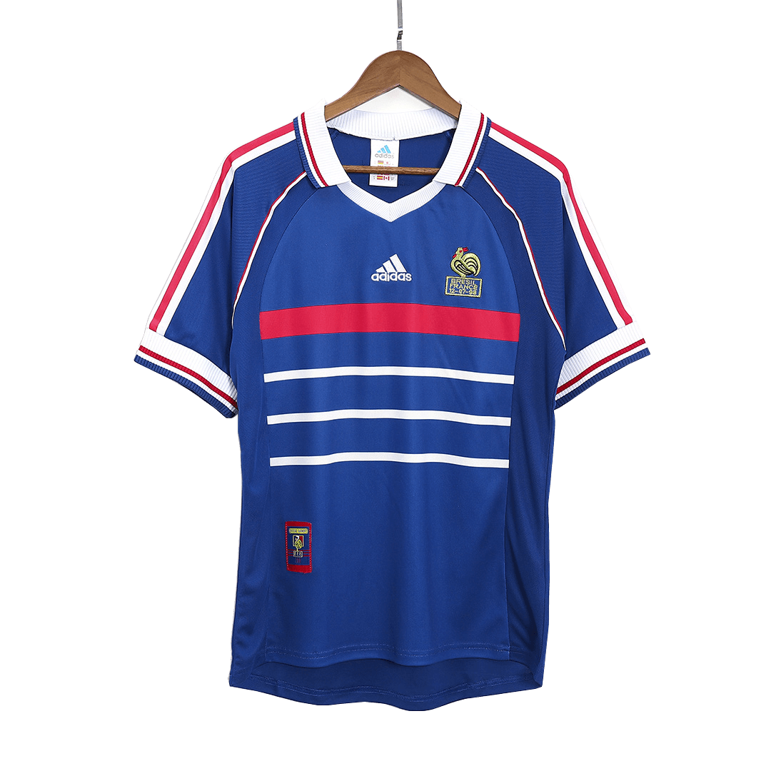 Retro 1998 France Home Soccer Jersey - Pro Jersey Shop