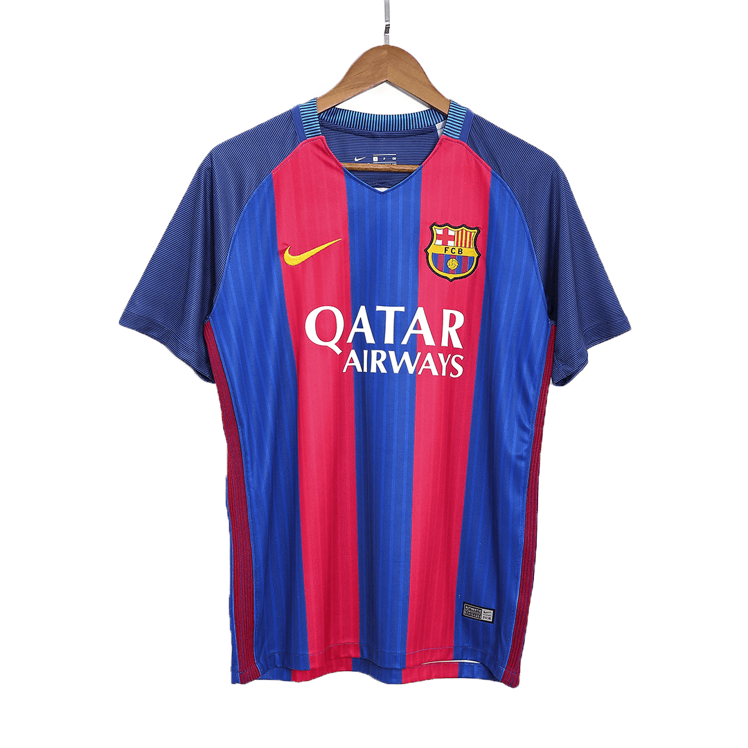 Retro 2016/17 Barcelona Home Soccer Jersey - Pro Jersey Shop