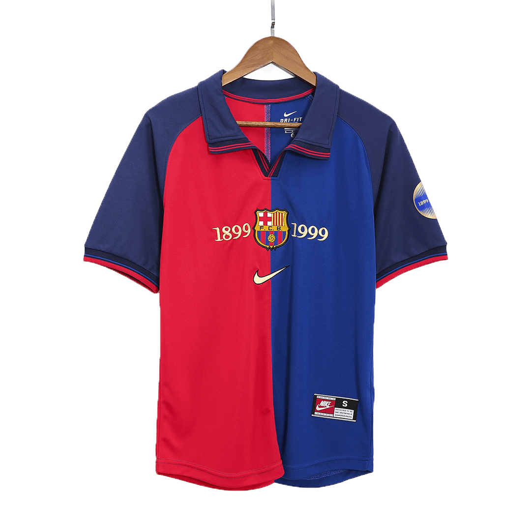 Retro 1999/00 GUARDIOLA #4 Barcelona Home 100th Anniversary Soccer Jersey - Pro Jersey Shop