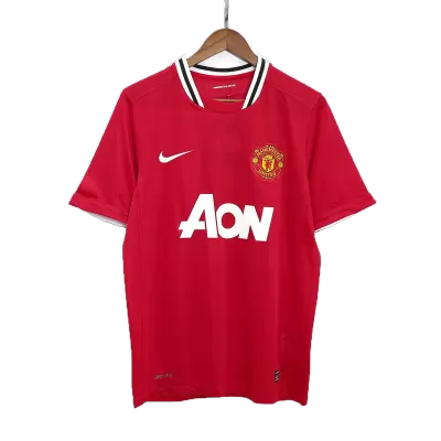 Men's Retro 2011/12 Manchester United Home Soccer Jersey Shirt - Pro Jersey Shop