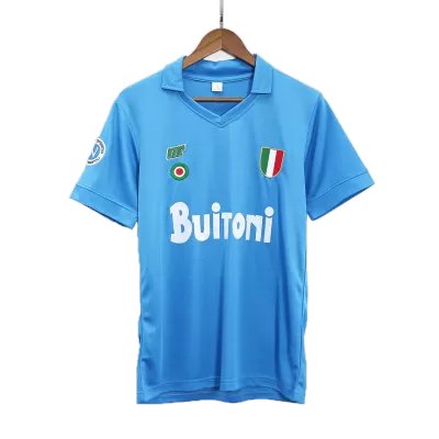 Men's Retro 1987/88 Napoli Home Soccer Jersey Shirt - Pro Jersey Shop