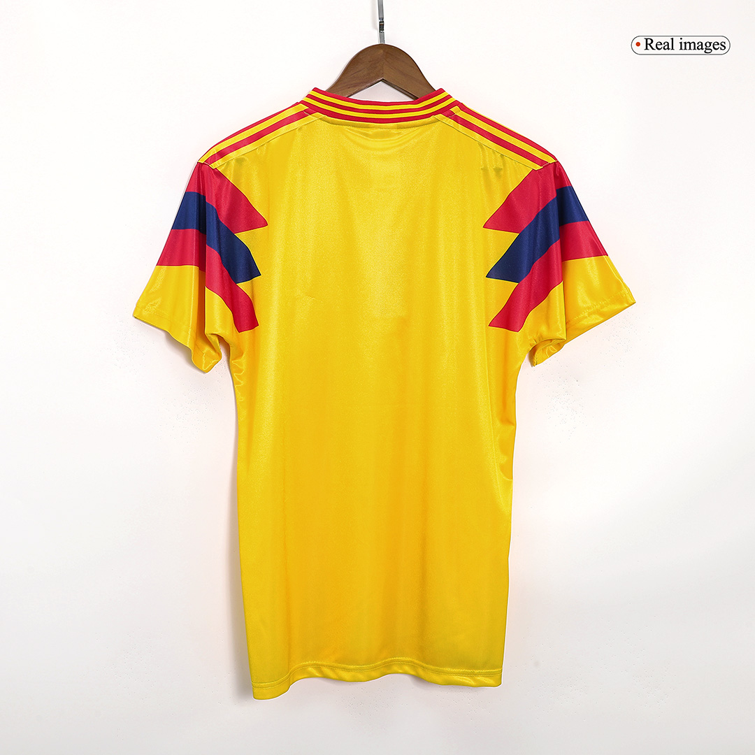 Retro 1990 Colombia Home Soccer Jersey - Pro Jersey Shop