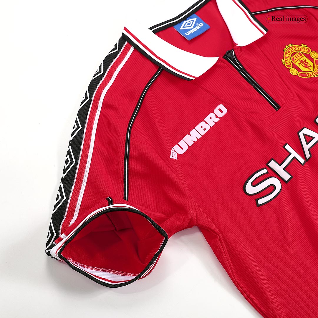 Retro 98/00 Manchester United Home Soccer Jersey - Pro Jersey Shop